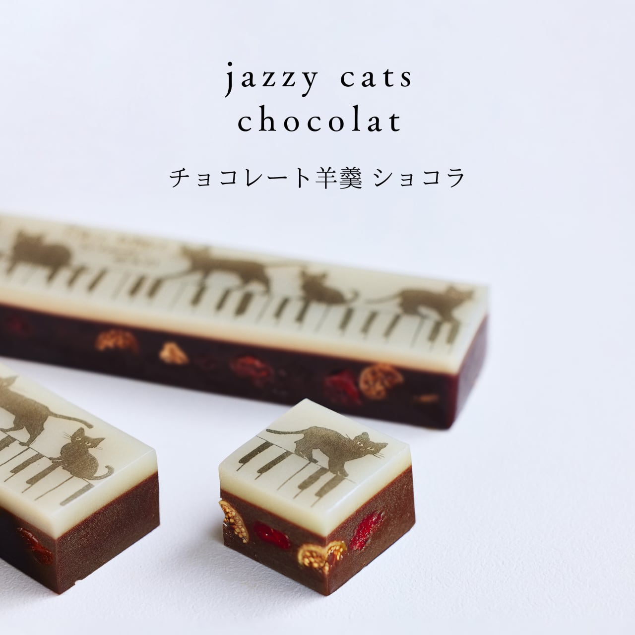【寄付付き・限定商品】 ジャズ羊羹 jazzy cats